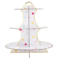 Confetti Cardboard Cupcake Stand
