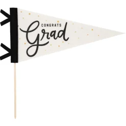 Congrats Grad Felt Pennant Flag