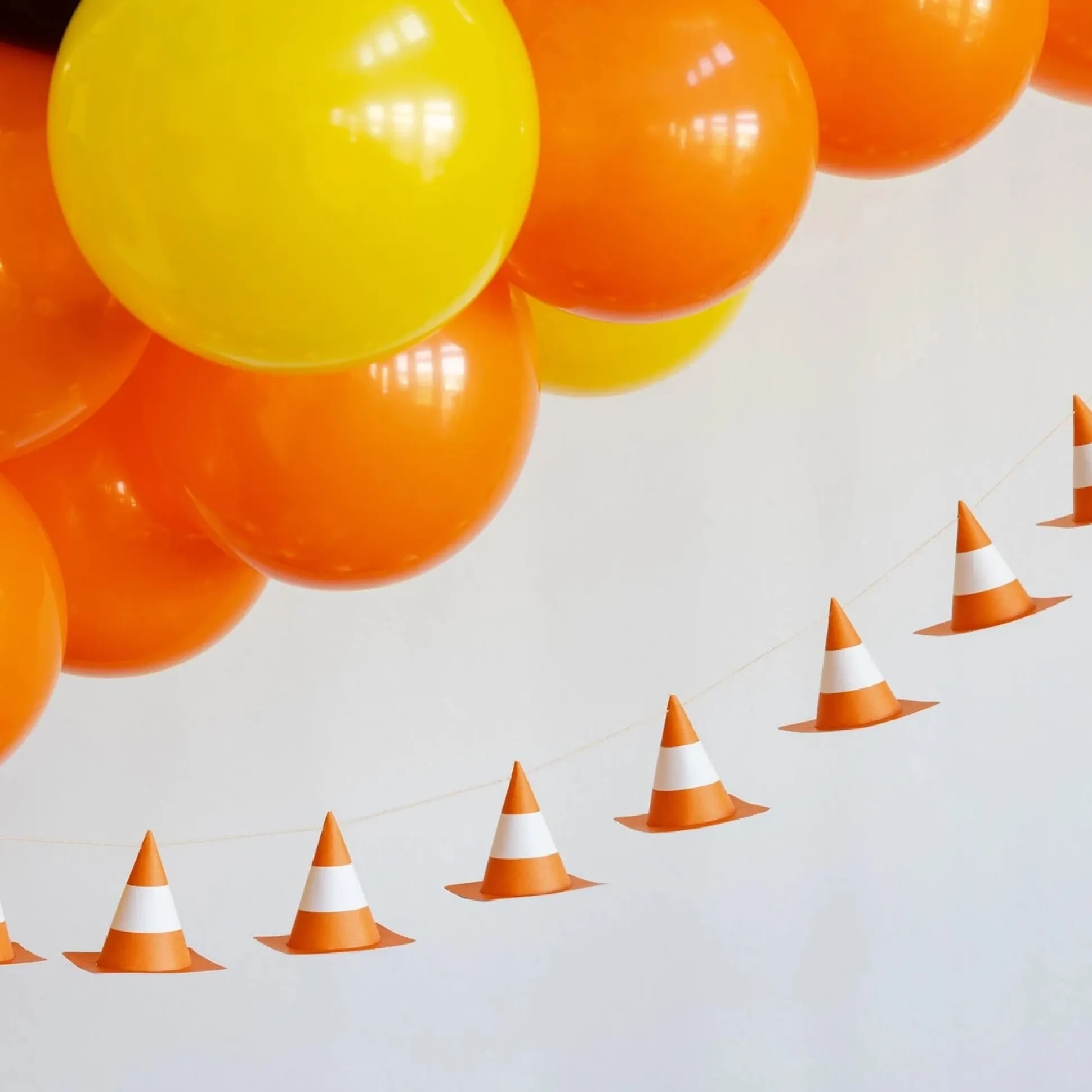 Construction Cone Banner 6ft