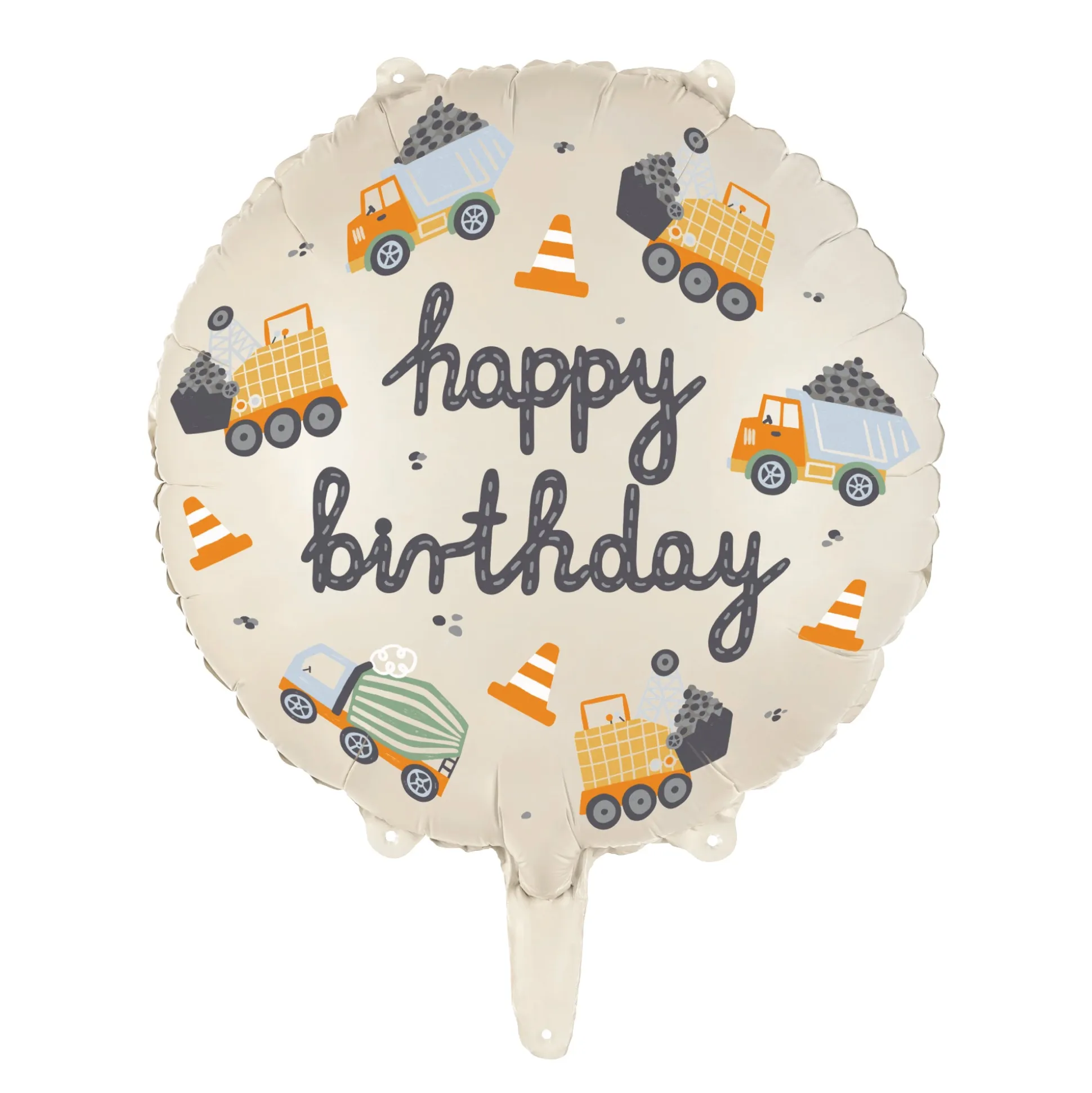 Construction Party Birthday Balloon 14in