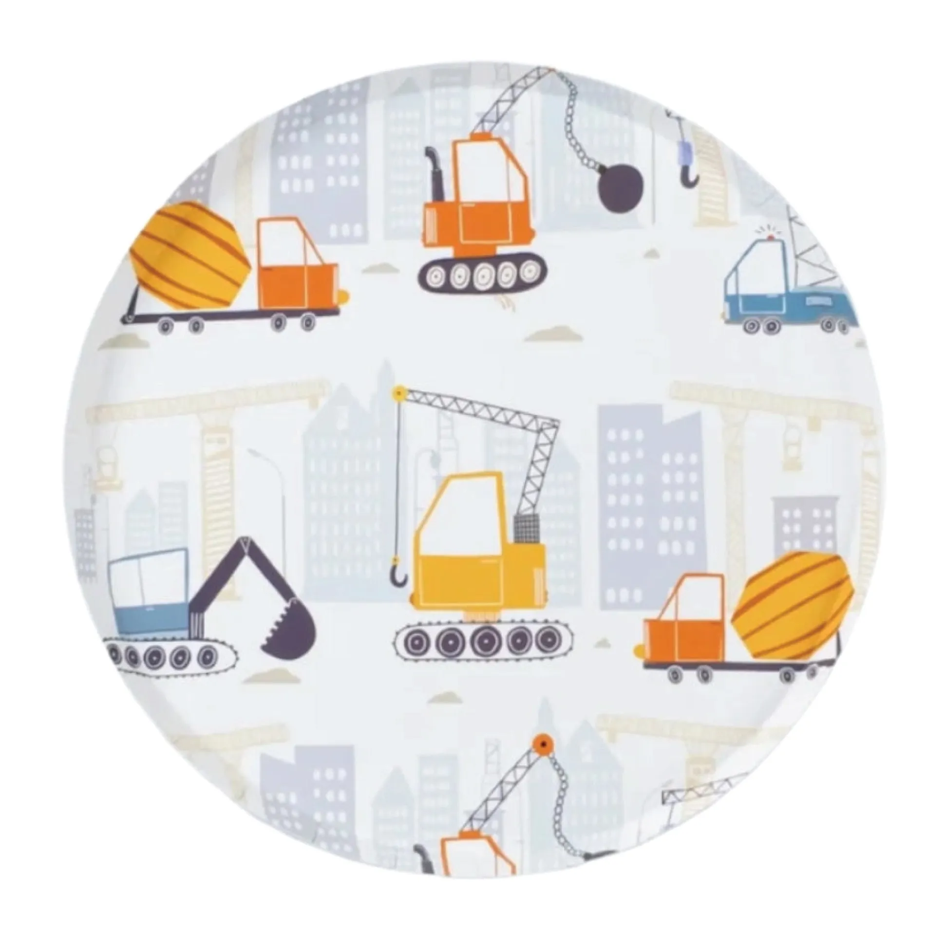 Construction Party Dessert Plates 8ct