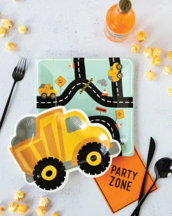 Construction Road Lunch Plates 8ct