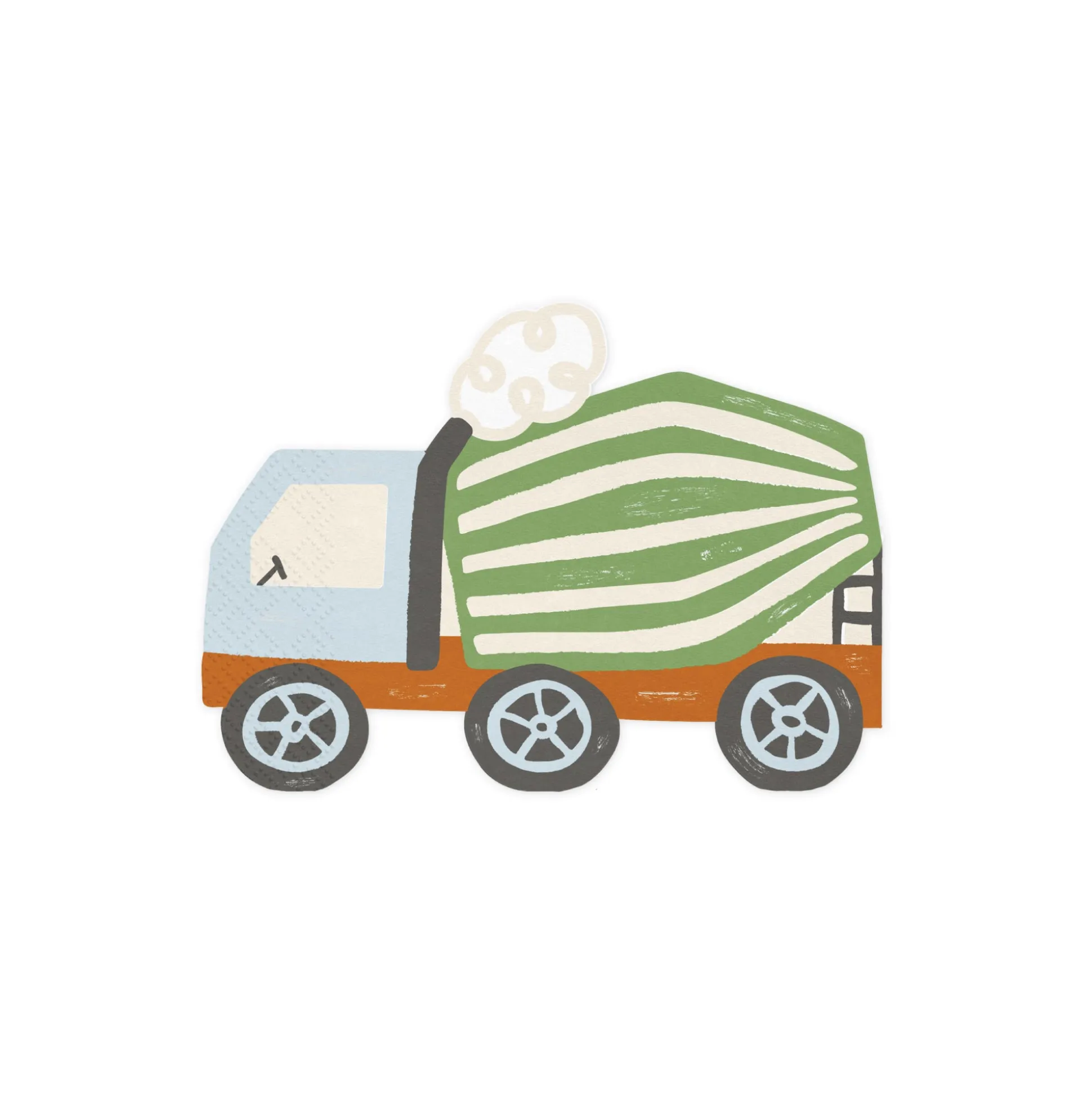 Construction Vehicle Dessert Napkins 20ct