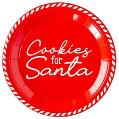 Cookies for Santa Lunch Plates 8ct