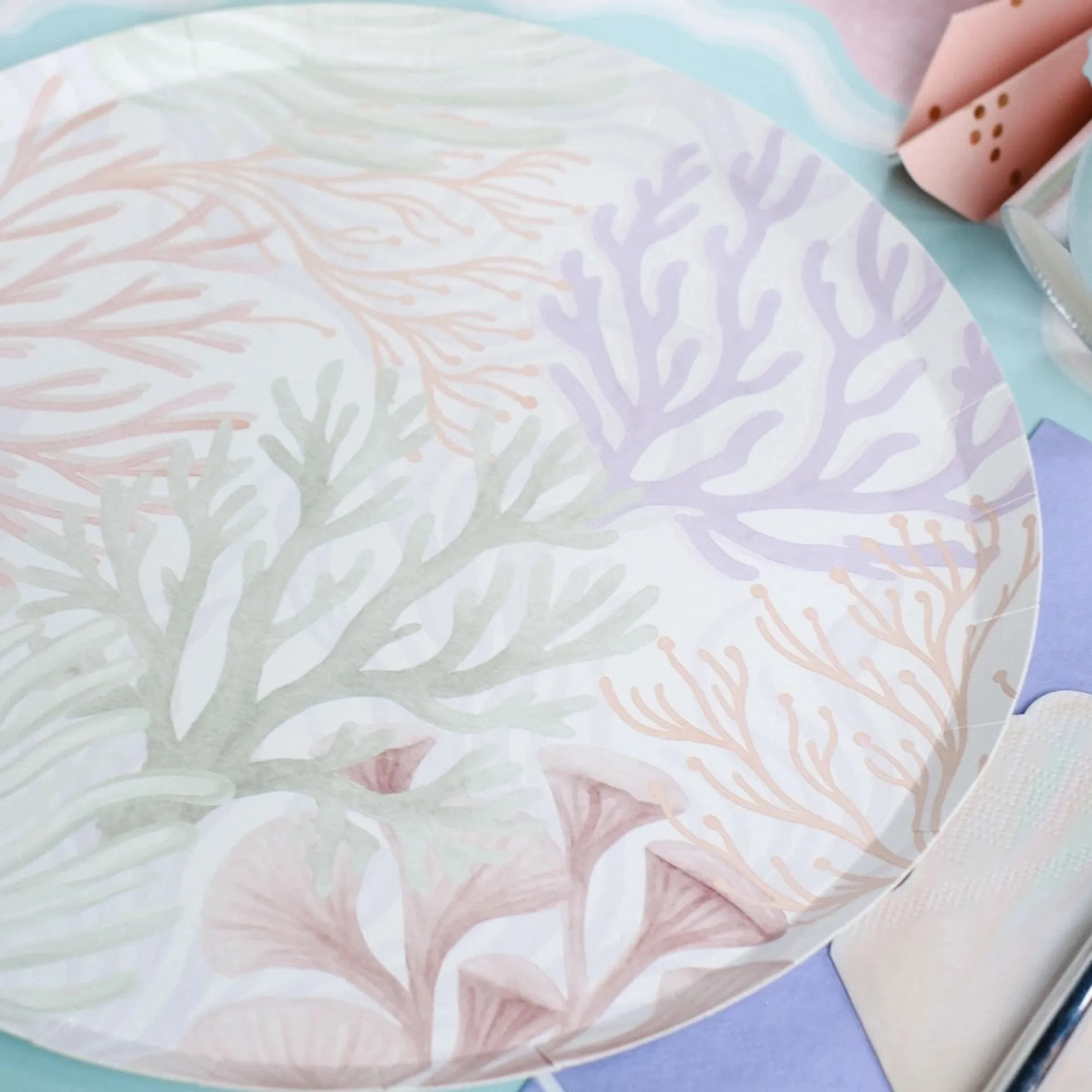 Coral Reef Dinner Plates 8ct