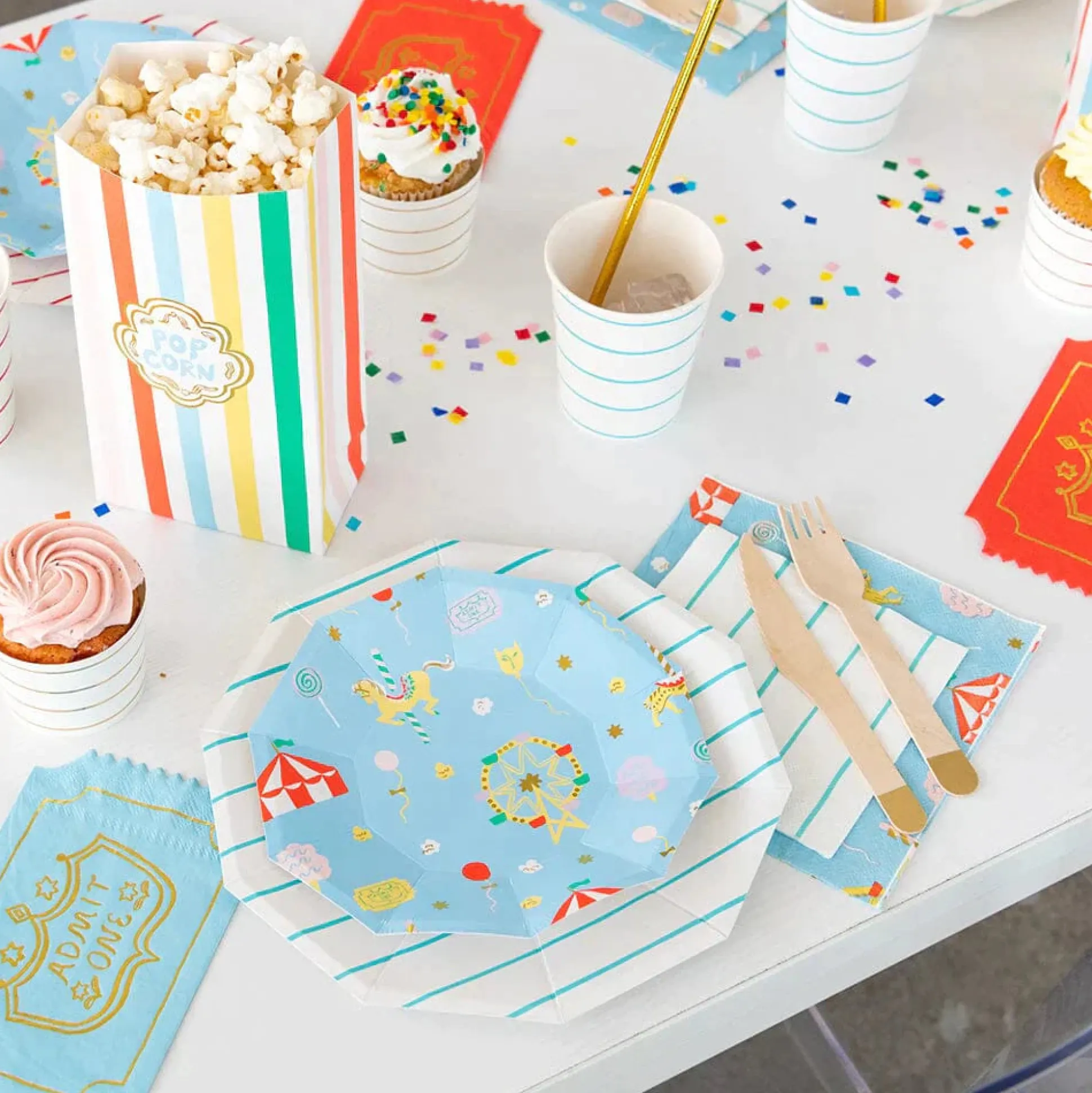 County Fair Admit One Lunch Napkins 16ct