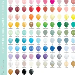Custom Balloon Garland Kit - Choose Your Colors