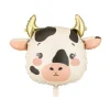 Cute Cow Face Foil Balloon 22in