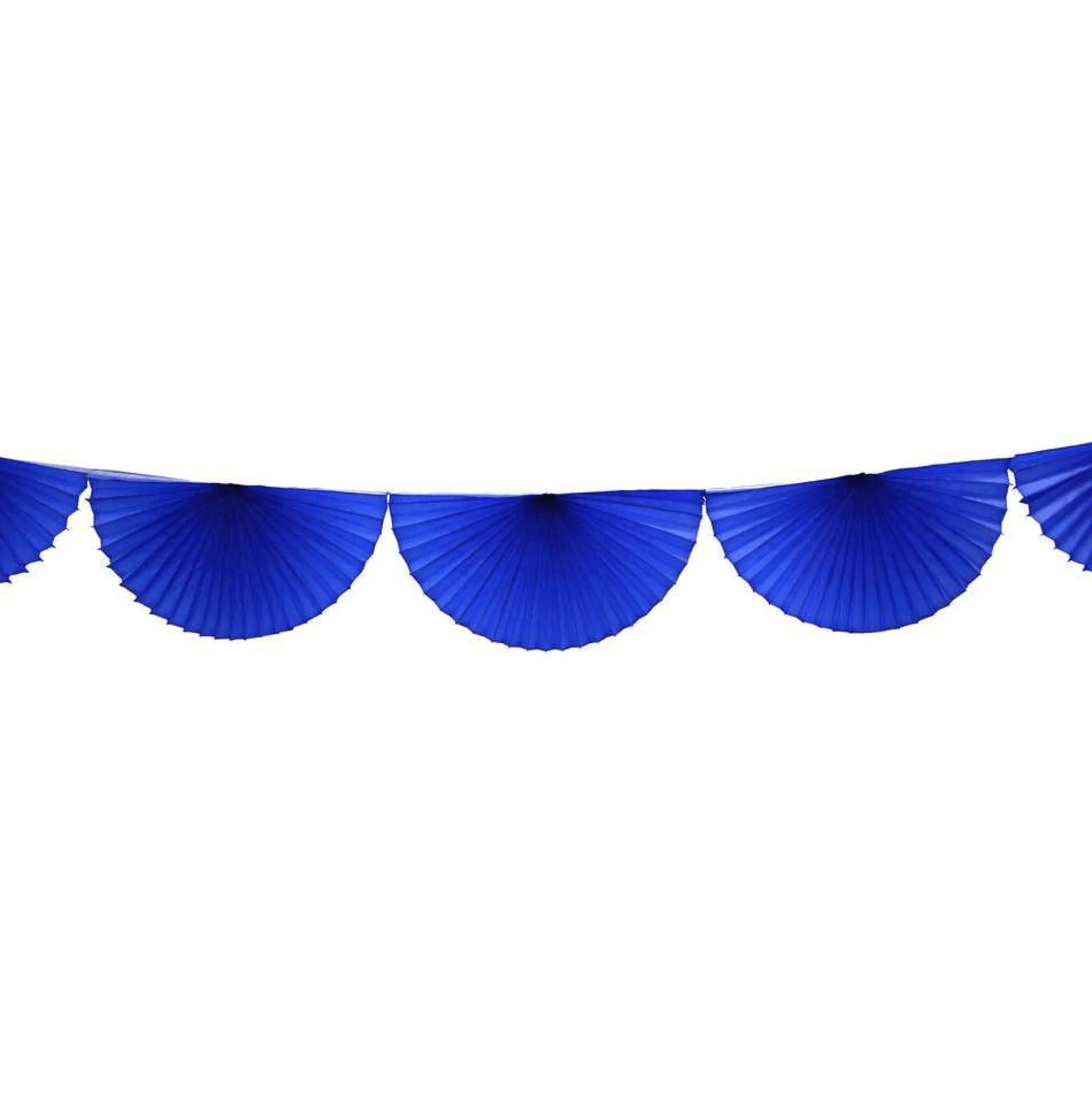 Dark Blue Bunting Fan Garland 10ft