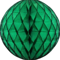 Dark Green Honeycomb Tissue Ball