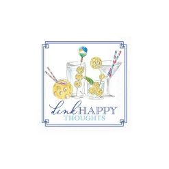 Dink Happy Thoughts Pickleball Dessert Napkins 20ct