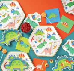 Dino Party Dessert Plates 8ct