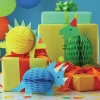 Dino Party Honeycomb Decorations 3ct