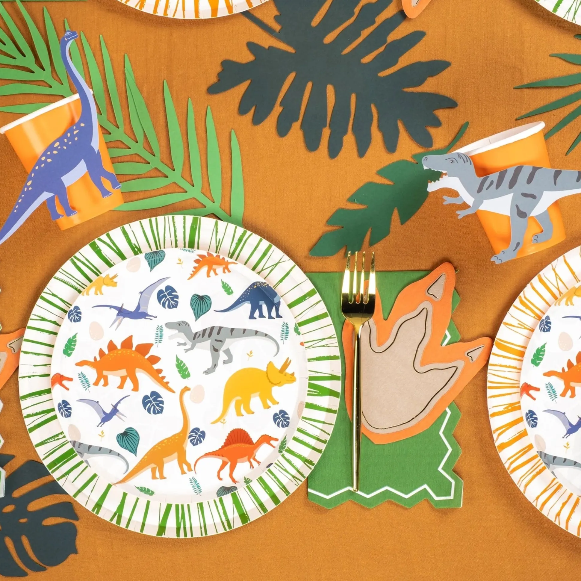 Dinosaur Birthday Dessert Plates 8ct