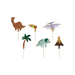 Dinosaur Cupcake Toppers 6ct