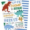 Dinosaur Kingdom Birthday Party Invitation