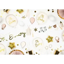DIY Gold Oh Baby Icon Banner 8ft