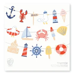 DIY Seaside Icons Garland 20ft