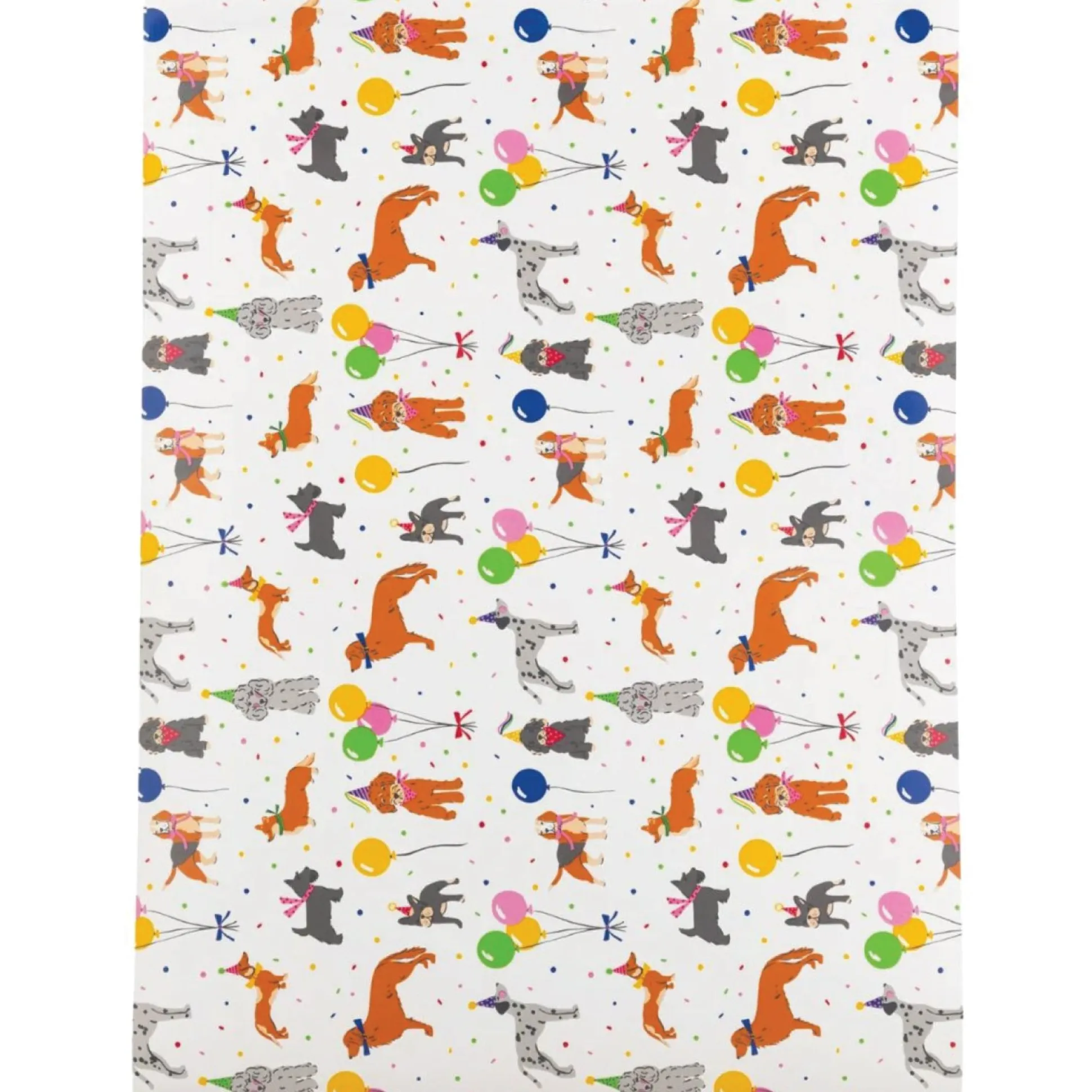 Dog Birthday Party Paper Table Runner 10ft