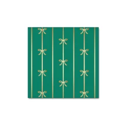 Emerald Green Bow Dessert Napkins 20ct