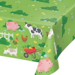 Farm Animals Paper Table Cover