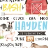 Farm Birthday Party Invitation