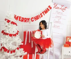 Felt Merry Christmas Banner 5ft
