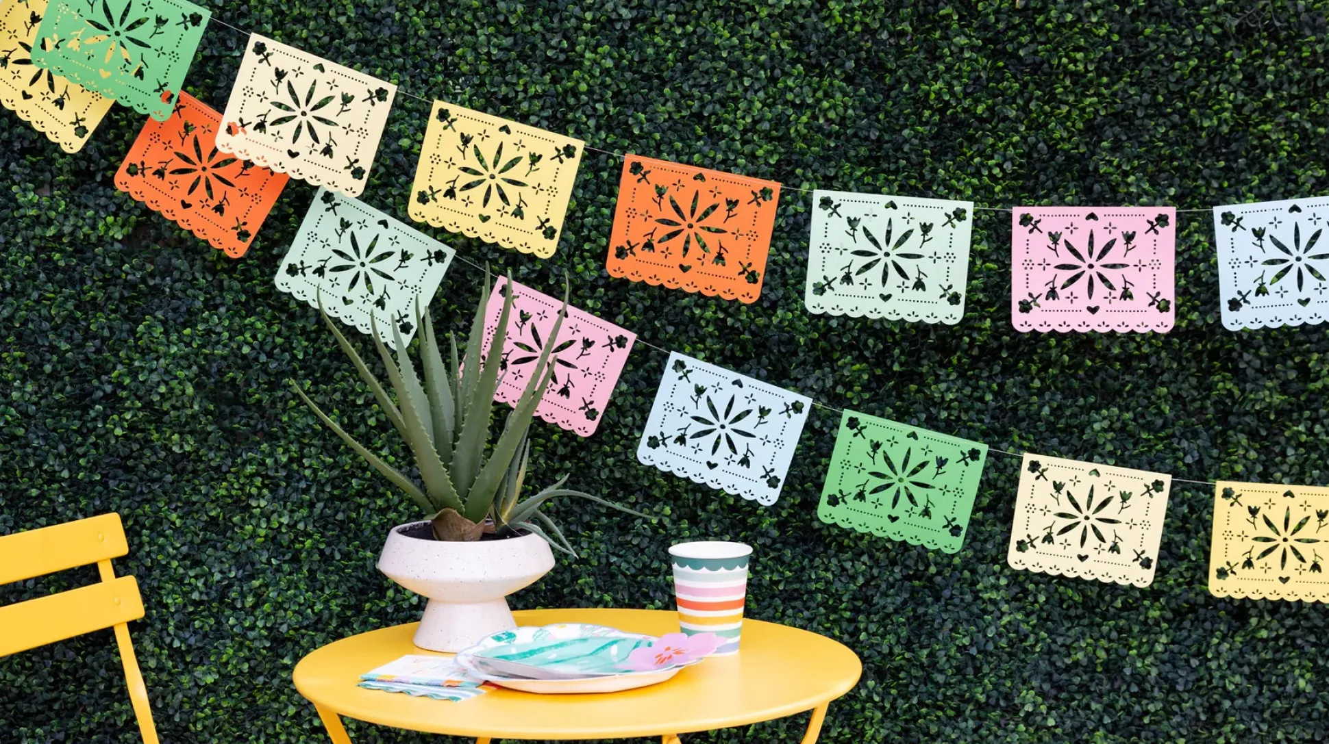 Fiesta Papel Picado Banner 10ft