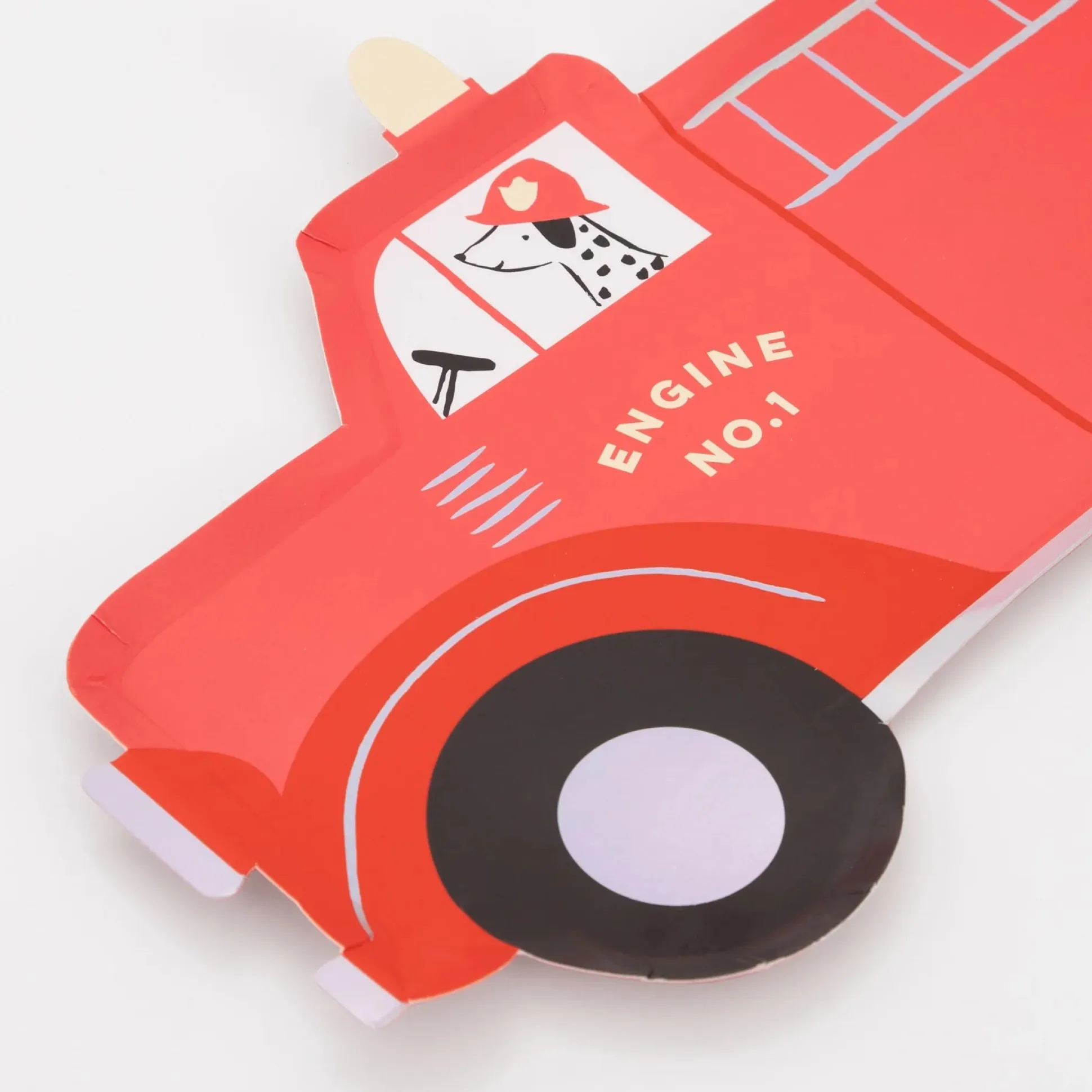 Fire Truck Lunch Plates 8ct