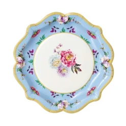 Floral Tea Party Plates Assortment 12ct