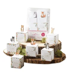 Floral Woodland Baby Favor Boxes 24ct