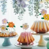 Flower Cupcake Toppers 8ct