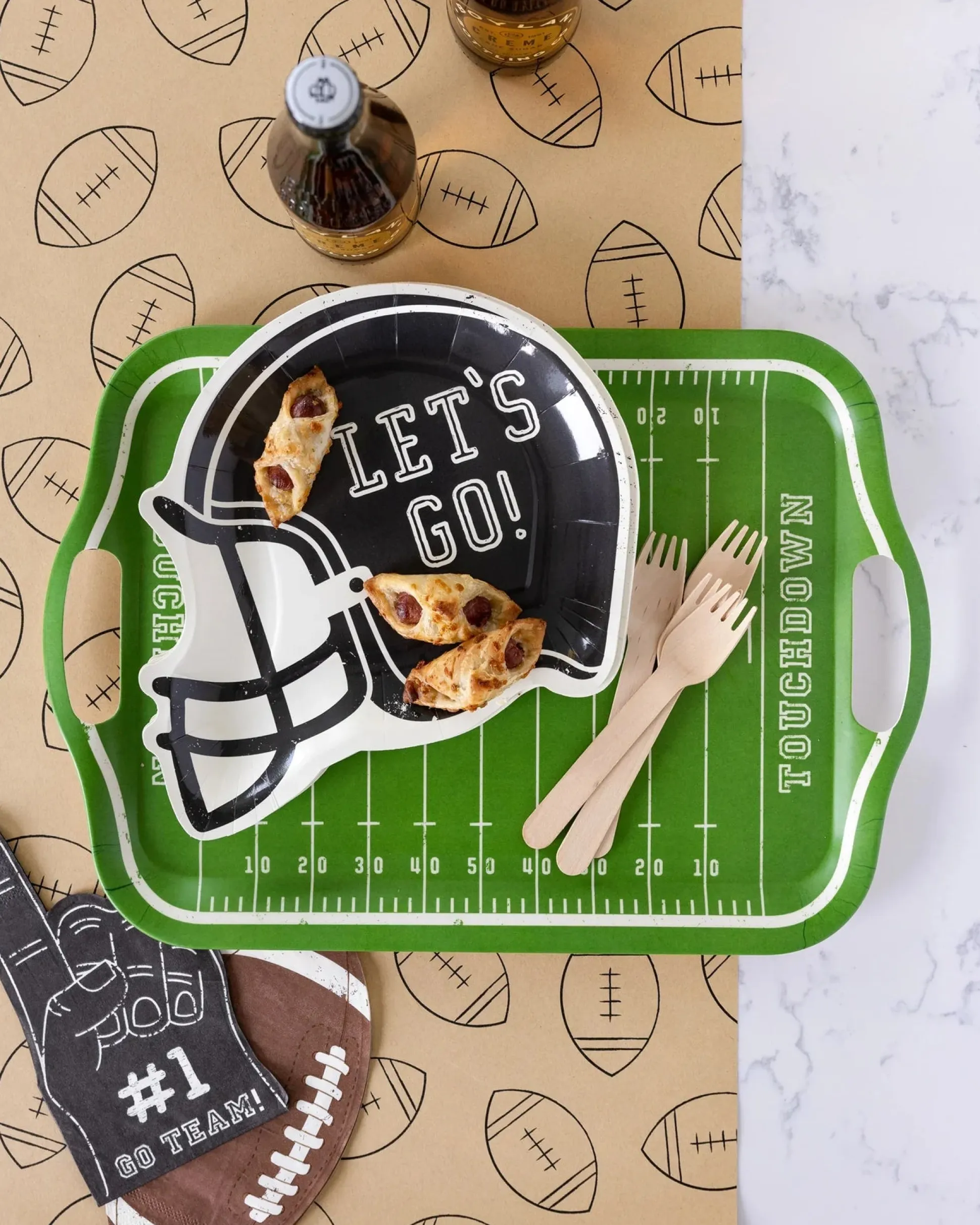 Football Lunch Napkins 24ct