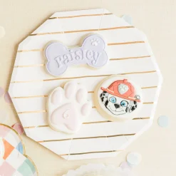 Frenchie Metallic Gold Striped Lunch Plates 8ct