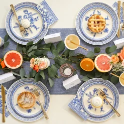 French Toile Dessert Napkins 25ct