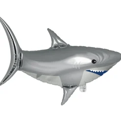 Giant Metallic Shark Balloon 37in