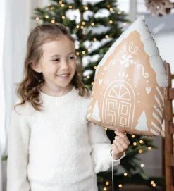 Gingerbread House Mylar Balloon 20