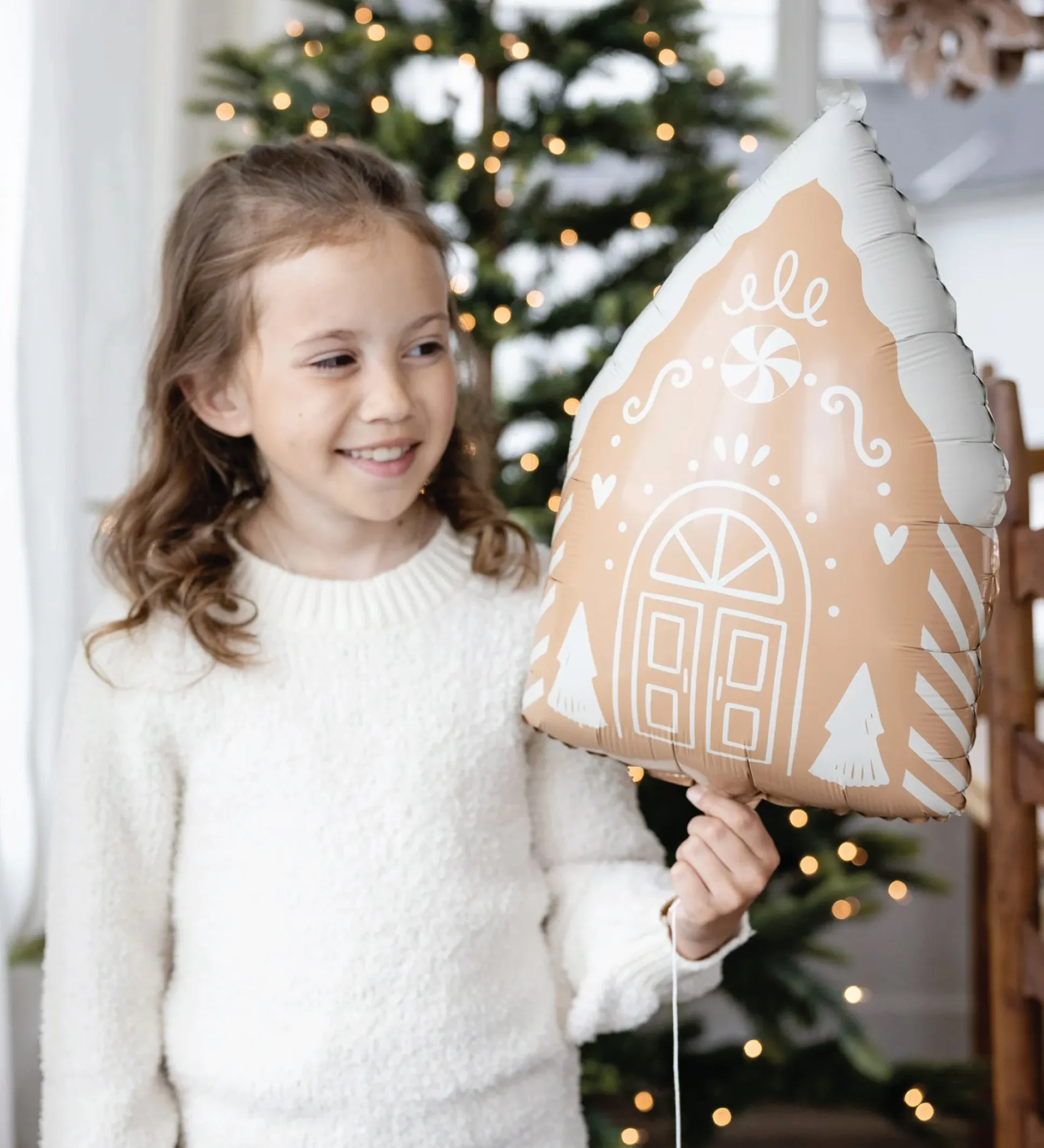 Gingerbread House Mylar Balloon 20"