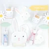 Gingham Easter Bunny Dessert Napkins 16ct