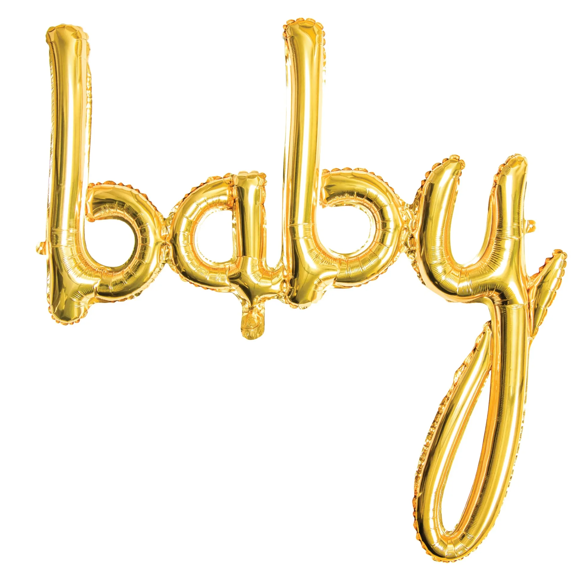 Gold Baby Letter Balloon Banner