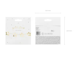 Gold Foil Stars Garland 10ft