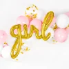 Gold Girl Letter Balloon Banner 30in