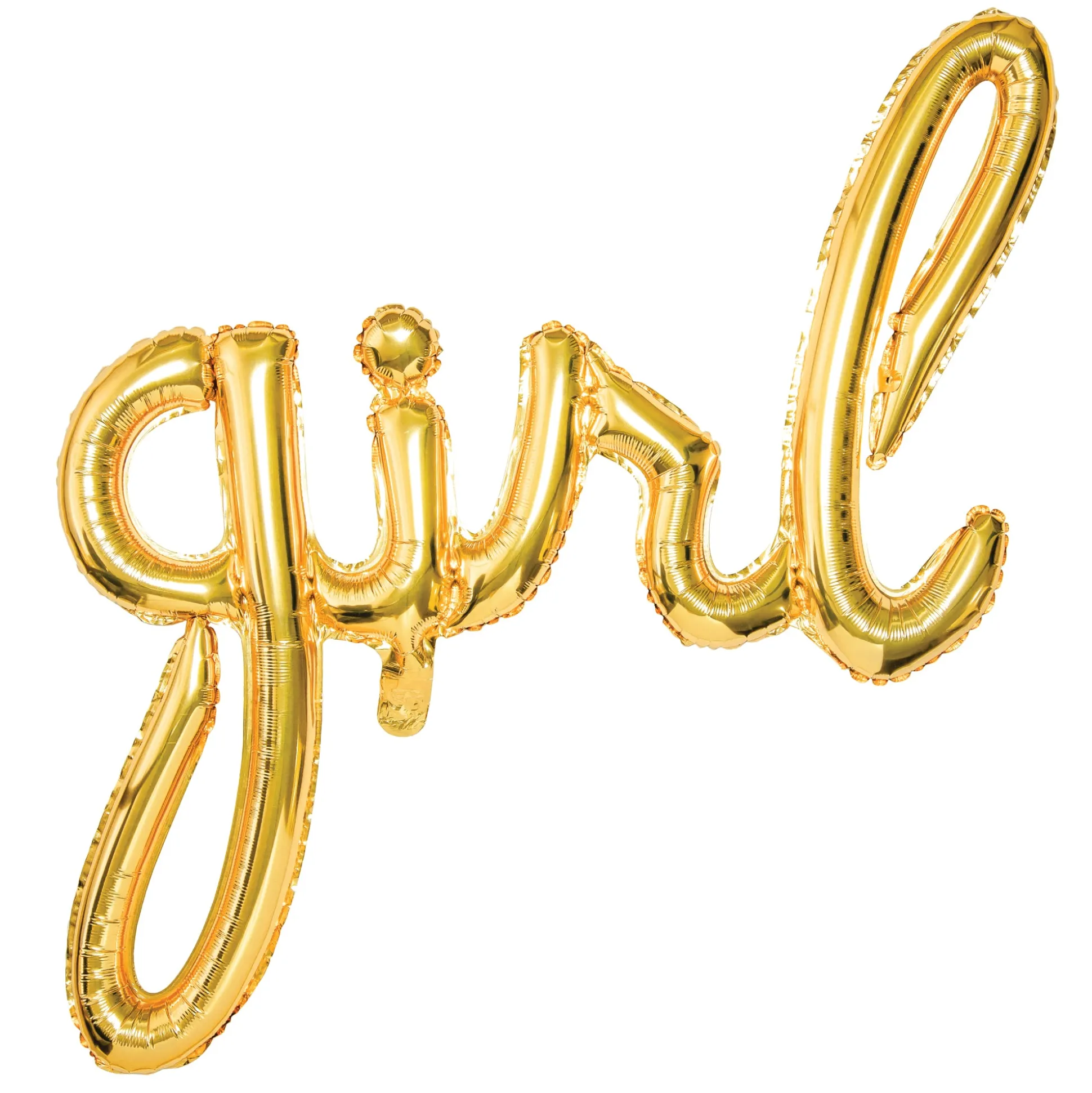 Gold Girl Letter Balloon Banner 30in