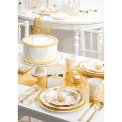 Gold Honeycomb Bee Dessert Napkins 16ct