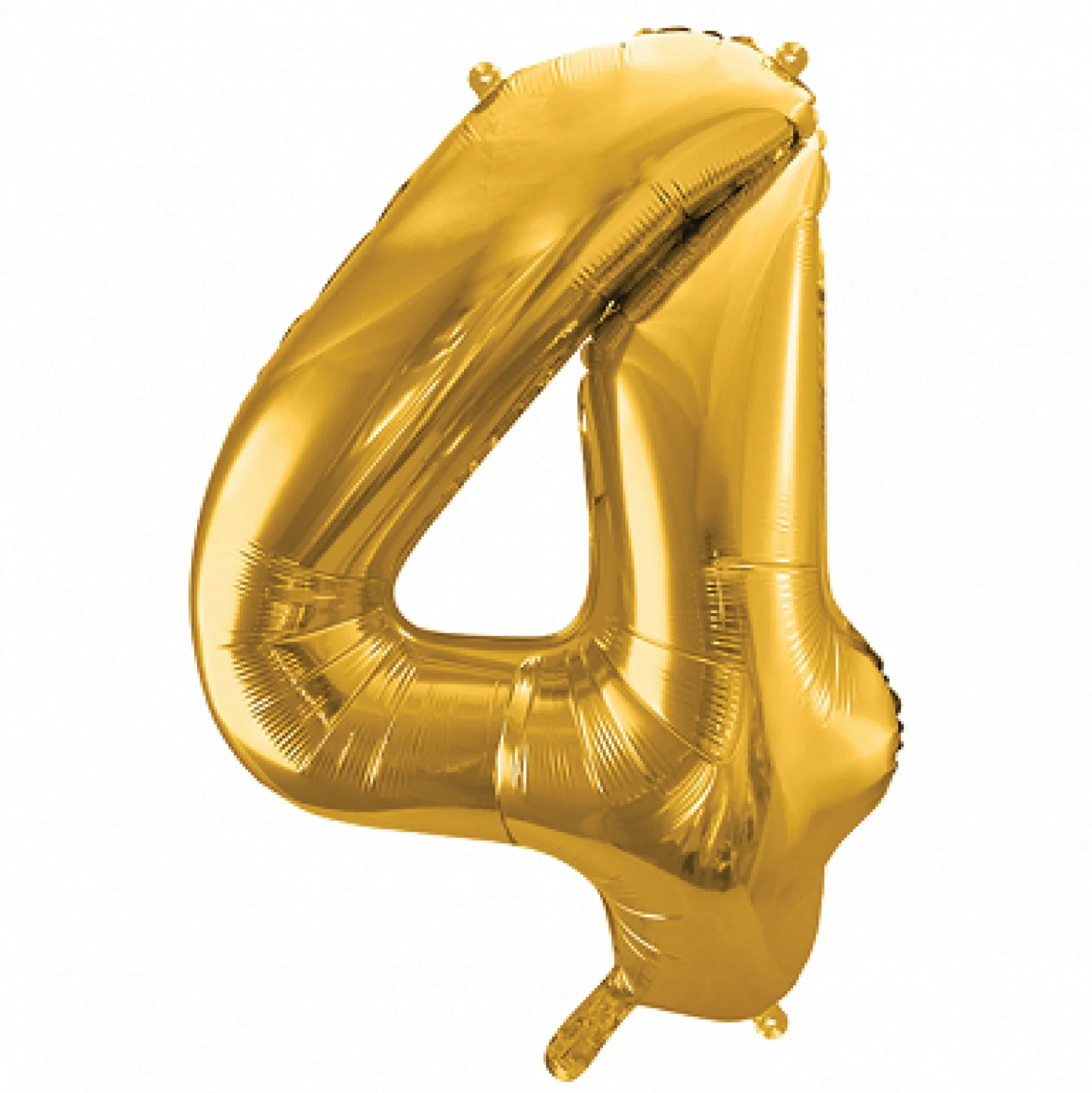 34" Gold Number Balloon 0-9