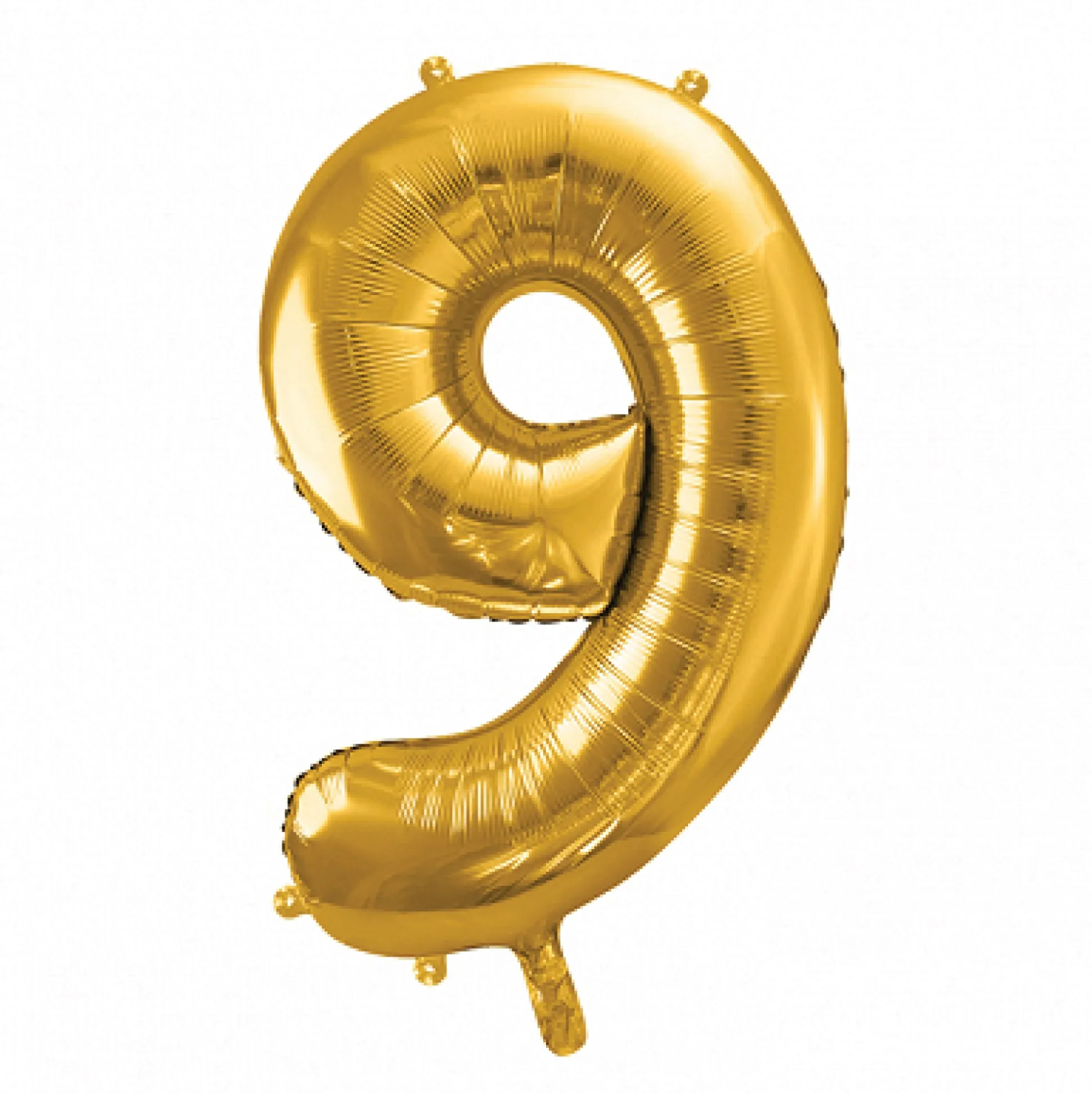 34" Gold Number Balloon 0-9