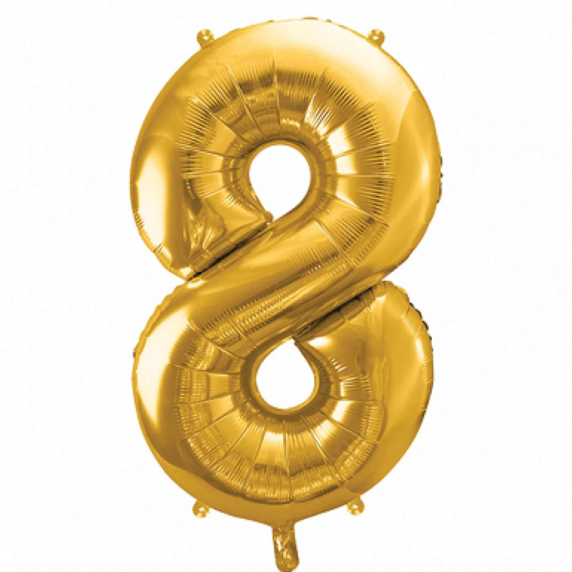34" Gold Number Balloon 0-9