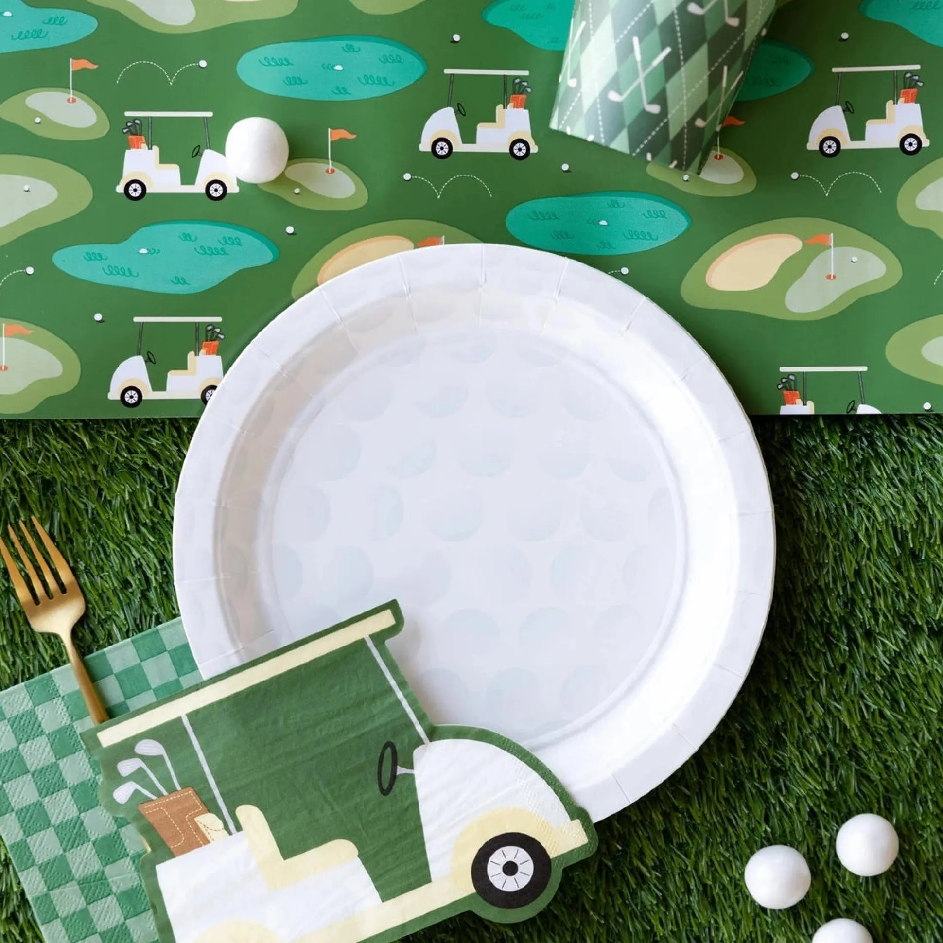 Golf Paper Table Runner 10ft