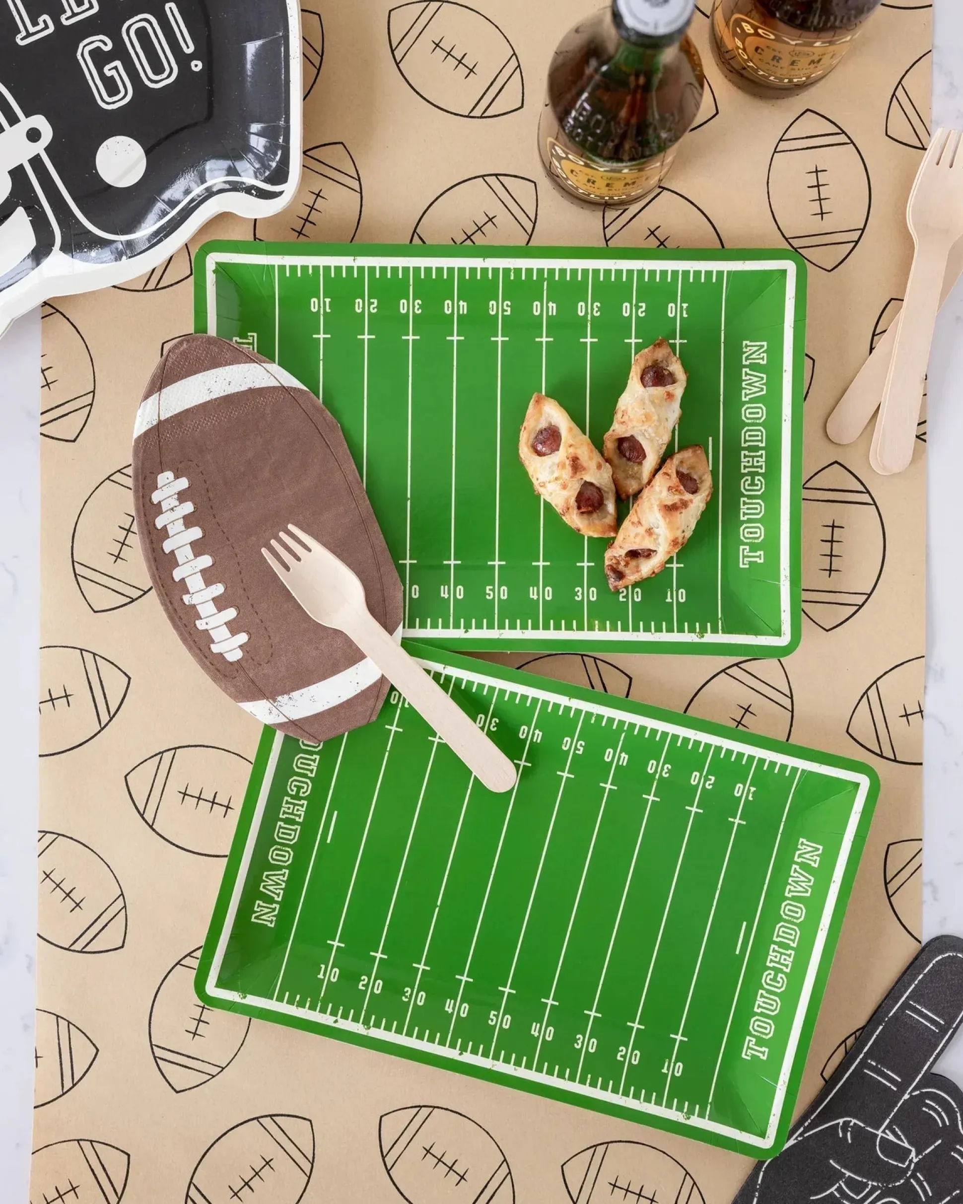 Go Team #1 Foam Finger Lunch Napkins 24ct