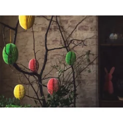 Green Egg Honeycomb Decoration 4.75in
